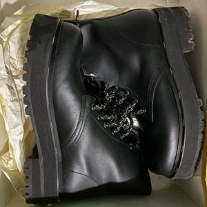 Fendi Shoes | Fendi Freedom Combat Biker Boots
